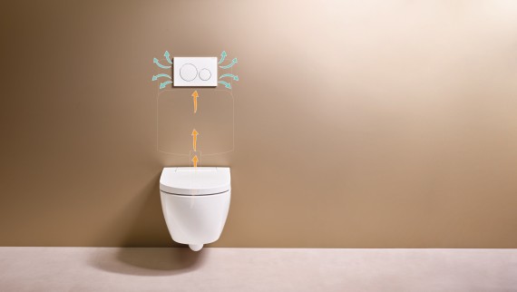 Geberit AquaClean Alba cu unitate de extracție a mirosurilor Geberit DuoFresh Geberit AquaClean Alba cu unitate de extracție a mirosurilor Geberit DuoFresh