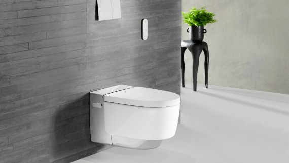 Geberit AquaClean Mera Comfort în crom cu Sigma