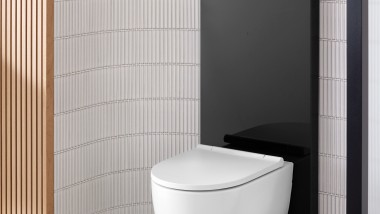 Monolith Plus negru cu wc Geberit ONE