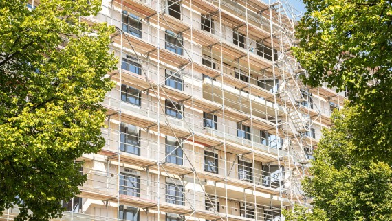 În etapa H a proiectului Europakarree Erfurt se construiesc 76 de apartamente noi.