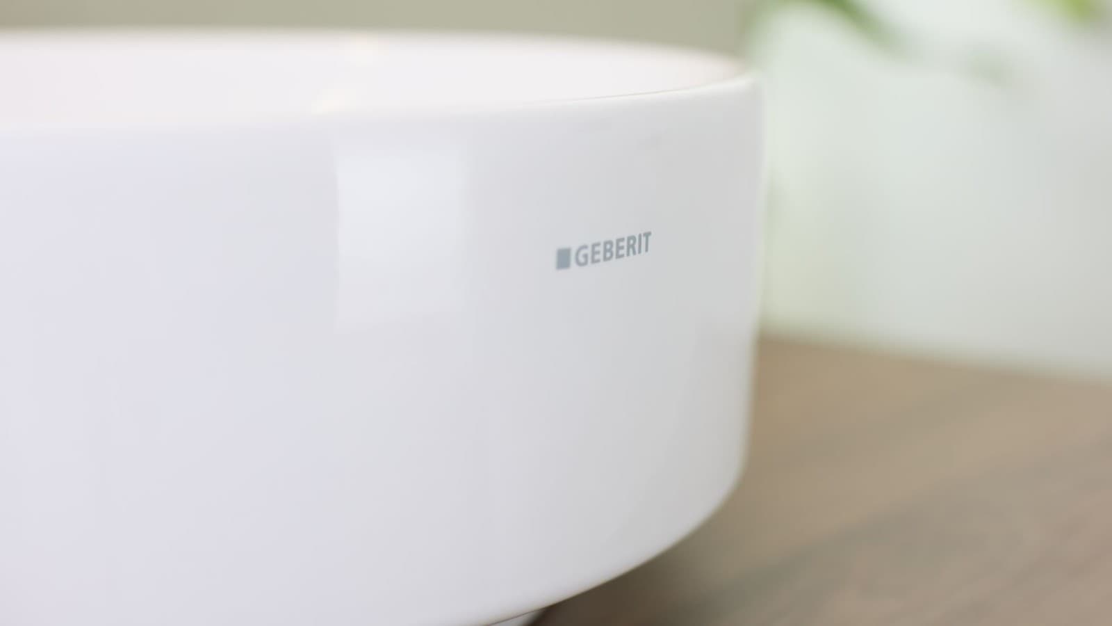 Vas ceramic Geberit cu logo Vas ceramic Geberit cu logo