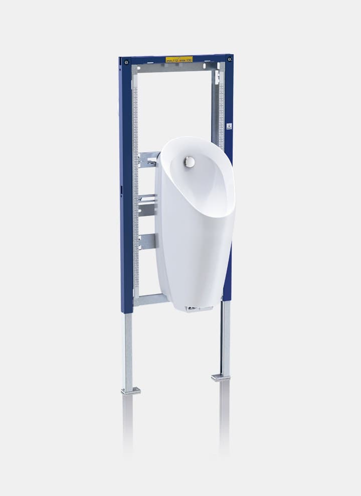 Flexibilitatea pisoarului datorită ramei de instalare de la Geberit Flexibilitatea pisoarului datorită ramei de instalare de la Geberit