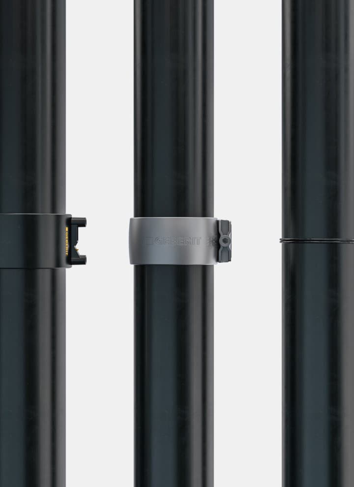 Geberit Silent-db20 poate fi instalat folosind diferite tehnologii de conectare Geberit Silent-db20 poate fi instalat folosind diferite tehnologii de conectare