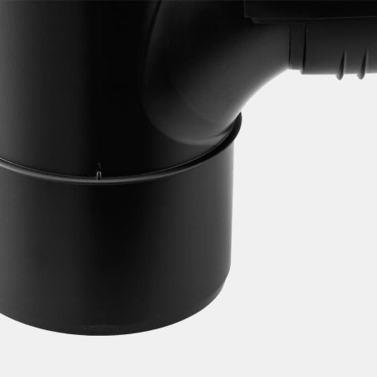 Inelul de fixare de pe fitingurile Geberit Silent-PP indică adâncimea corectă de introducere Inelul de fixare de pe fitingurile Geberit Silent-PP indică adâncimea corectă de introducere