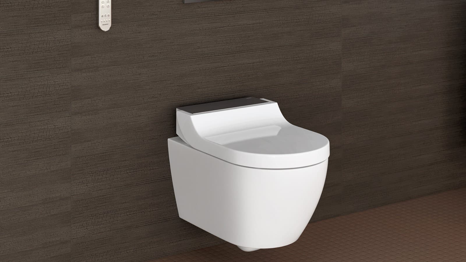 Vas wc cu funcție de bideu Geberit AquaClean Tuma Comfort cu colac wc încălzibil Vas wc cu funcție de bideu Geberit AquaClean Tuma Comfort cu colac wc încălzibil