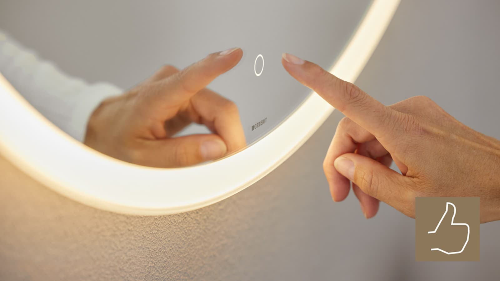Oglindă Geberit Option cu lumină Oglindă Geberit Option cu lumină