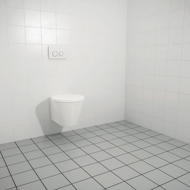 Atașarea obiectelor sanitare la un perete placat cu gresie Atașarea obiectelor sanitare la un perete placat cu gresie