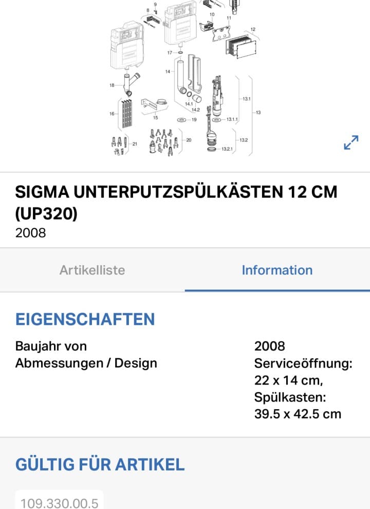 Screenshot from the Geberit Pro app Screenshot from the Geberit Pro app