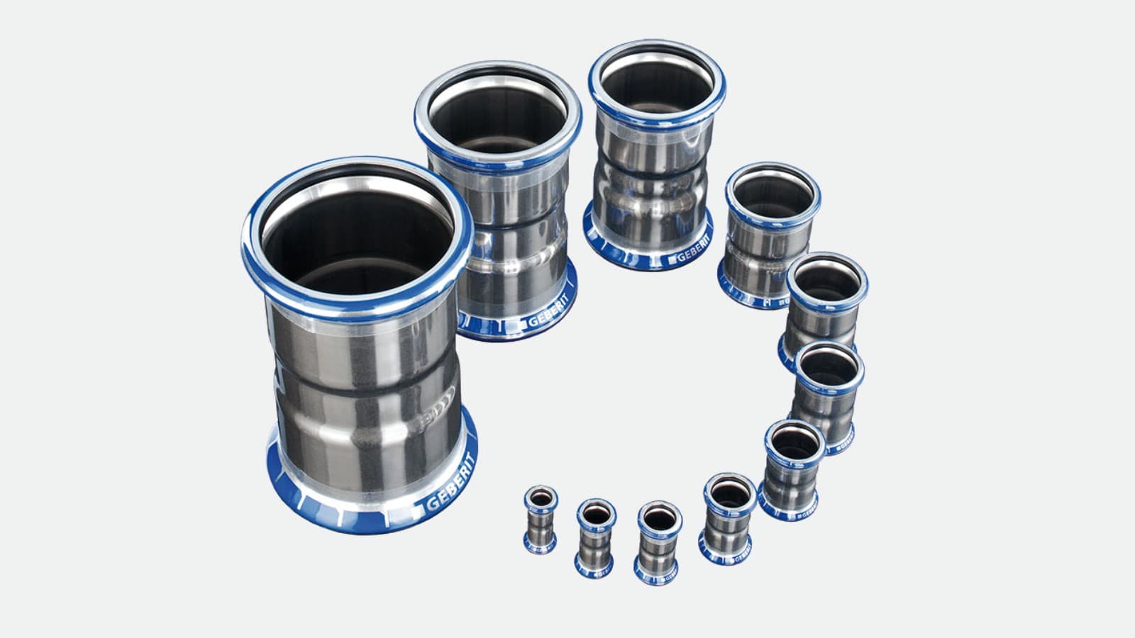 Dimensiunile fitingurilor de presat Geberit Mapress Oţel-Inox Dimensiunile fitingurilor de presat Geberit Mapress Oţel-Inox